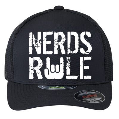 Nerds Rule Flexfit Unipanel Trucker Cap