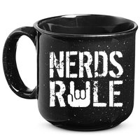 Nerds Rule 15oz Campfire Ceramic Mug