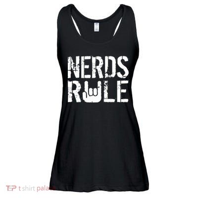 Nerds Rule Ladies Essential Flowy Tank