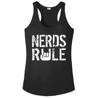 Nerds Rule Ladies PosiCharge Competitor Racerback Tank