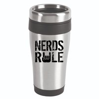 Nerds Rule 16oz Travel Tumbler