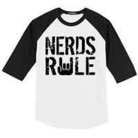 Nerds Rule Baseball Sleeve Shirt