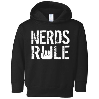 Nerds Rule Toddler Hoodie