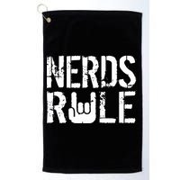 Nerds Rule Golf Towel