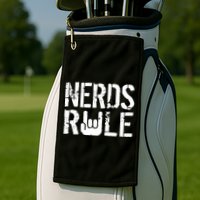 Nerds Rule Golf Towel
