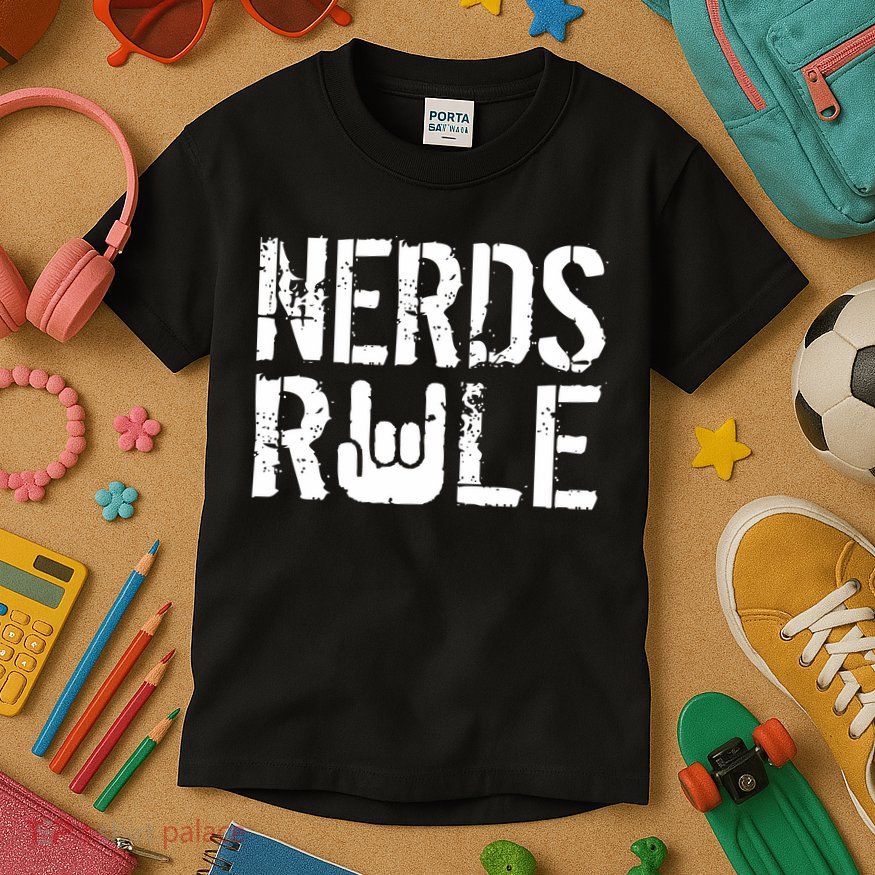 Nerds Rule Kids T-Shirt