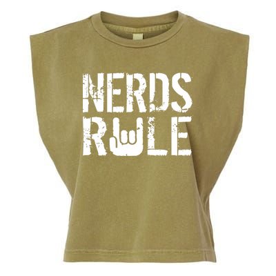 Nerds Rule Garment-Dyed Women's Muscle Tee