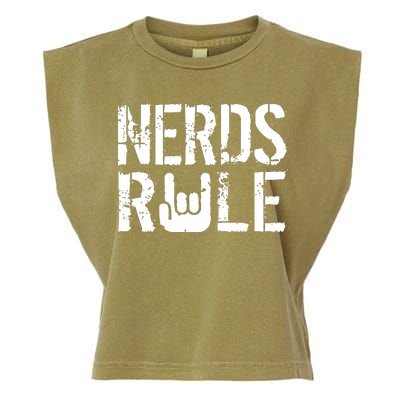 Nerds Rule Garment-Dyed Women's Muscle Tee