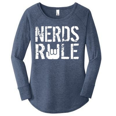 Nerds Rule Women's Perfect Tri Tunic Long Sleeve Shirt