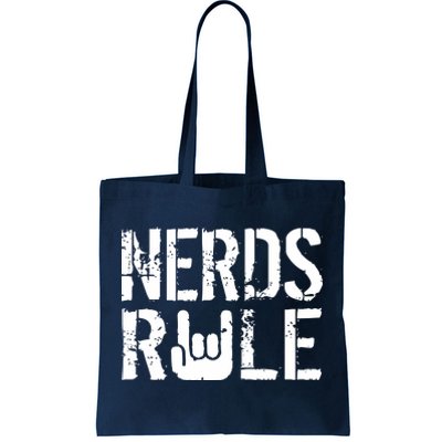 Nerds Rule Tote Bag