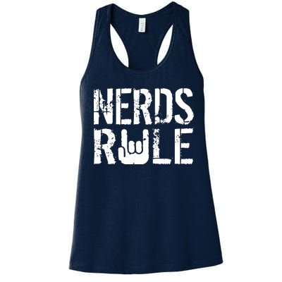 Nerds Rule Women's Racerback Tank