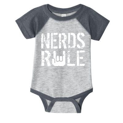 Nerds Rule Infant Baby Jersey Bodysuit