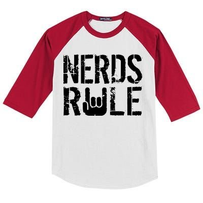 Nerds Rule Kids Colorblock Raglan Jersey