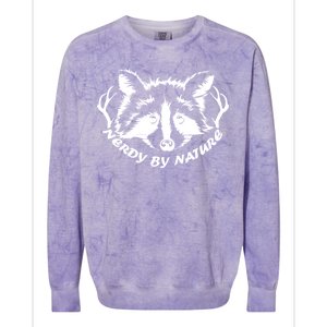 Nerdy By Nature Colorblast Crewneck Sweatshirt