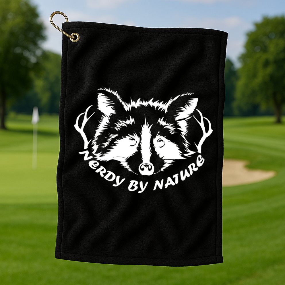 Nerdy By Nature Golf Towel