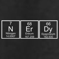 Nerdy Chemistry Periodic Table Garment-Dyed Heavyweight T-Shirt