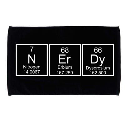 Nerdy Chemistry Periodic Table Microfiber Hand Towel