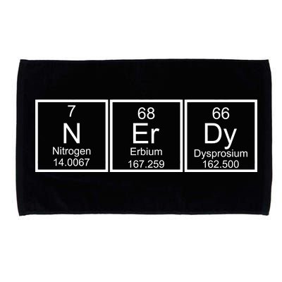 Nerdy Chemistry Periodic Table Microfiber Hand Towel