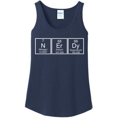 Nerdy Chemistry Periodic Table Ladies Essential Tank