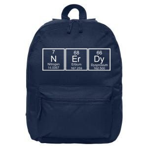 Nerdy Chemistry Periodic Table 16 in Basic Backpack