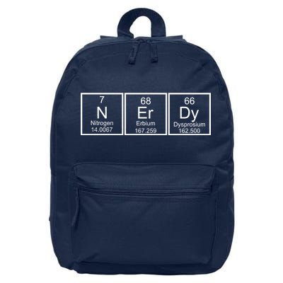 Nerdy Chemistry Periodic Table 16 in Basic Backpack