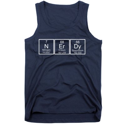 Nerdy Chemistry Periodic Table Tank Top