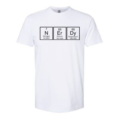 Nerdy Chemistry Periodic Table Softstyle CVC T-Shirt