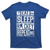 Novelty Eat Sleep Hockey Repeat Gift T-Shirt