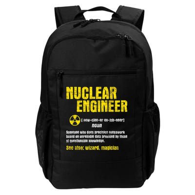 Nuclear Engineer Science Energy Engineering Radioactive Daily Commute Backpack