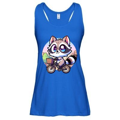 National Endangered Species Day Red Panda Riding A Bicycle Cute Gift Ladies Essential Flowy Tank