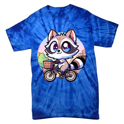 National Endangered Species Day Red Panda Riding A Bicycle Cute Gift Tie-Dye T-Shirt