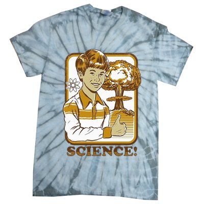 Nuclear Explosion Science Funny Vintage Tie-Dye T-Shirt