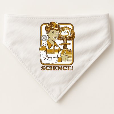 Nuclear Explosion Science Funny Vintage USA-Made Doggie Bandana