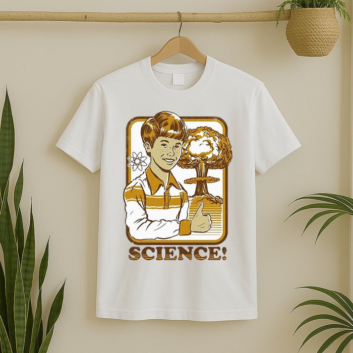 Nuclear Explosion Science Funny Vintage T-Shirt