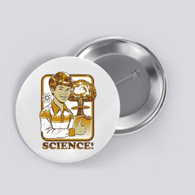 Nuclear Explosion Science Funny Vintage Button