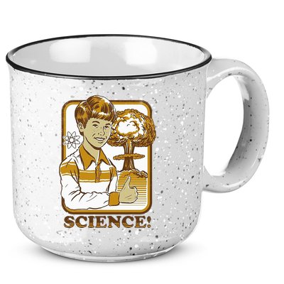 Nuclear Explosion Science Funny Vintage 15oz Campfire Ceramic Mug