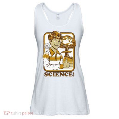 Nuclear Explosion Science Funny Vintage Ladies Essential Flowy Tank