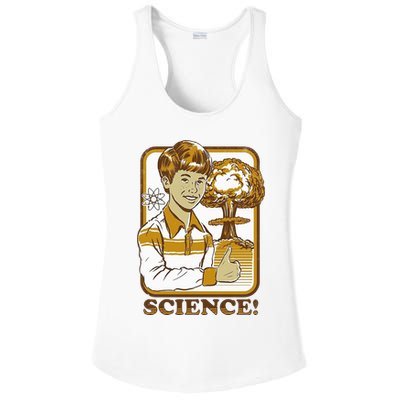 Nuclear Explosion Science Funny Vintage Ladies PosiCharge Competitor Racerback Tank
