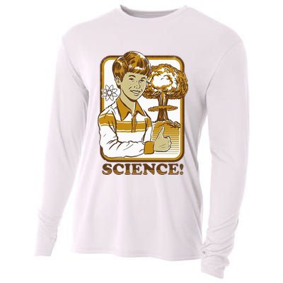 Nuclear Explosion Science Funny Vintage Cooling Performance Long Sleeve Crew