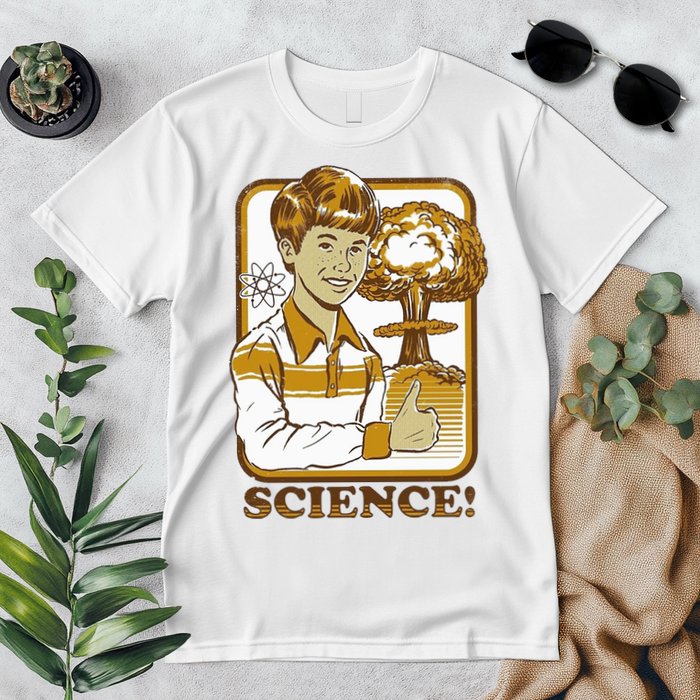 Nuclear Explosion Science Funny Vintage Premium T-Shirt