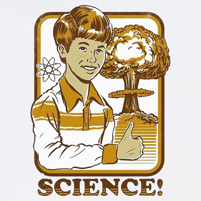 Nuclear Explosion Science Funny Vintage Premium T-Shirt