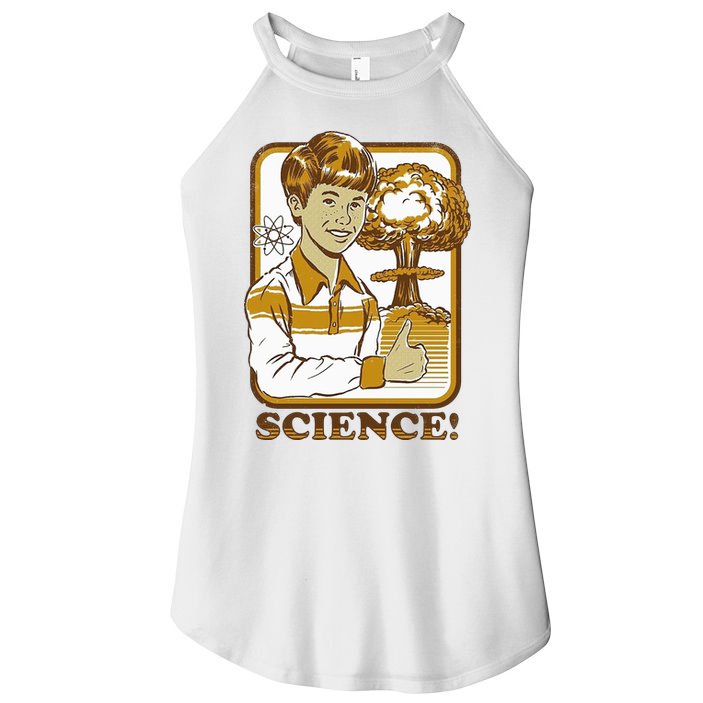 Nuclear Explosion Science Funny Vintage Women's Perfect Tri Rocker Tank
