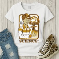 Nuclear Explosion Science Funny Vintage Womens T-Shirt