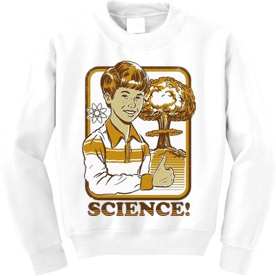 Nuclear Explosion Science Funny Vintage Kids Sweatshirt