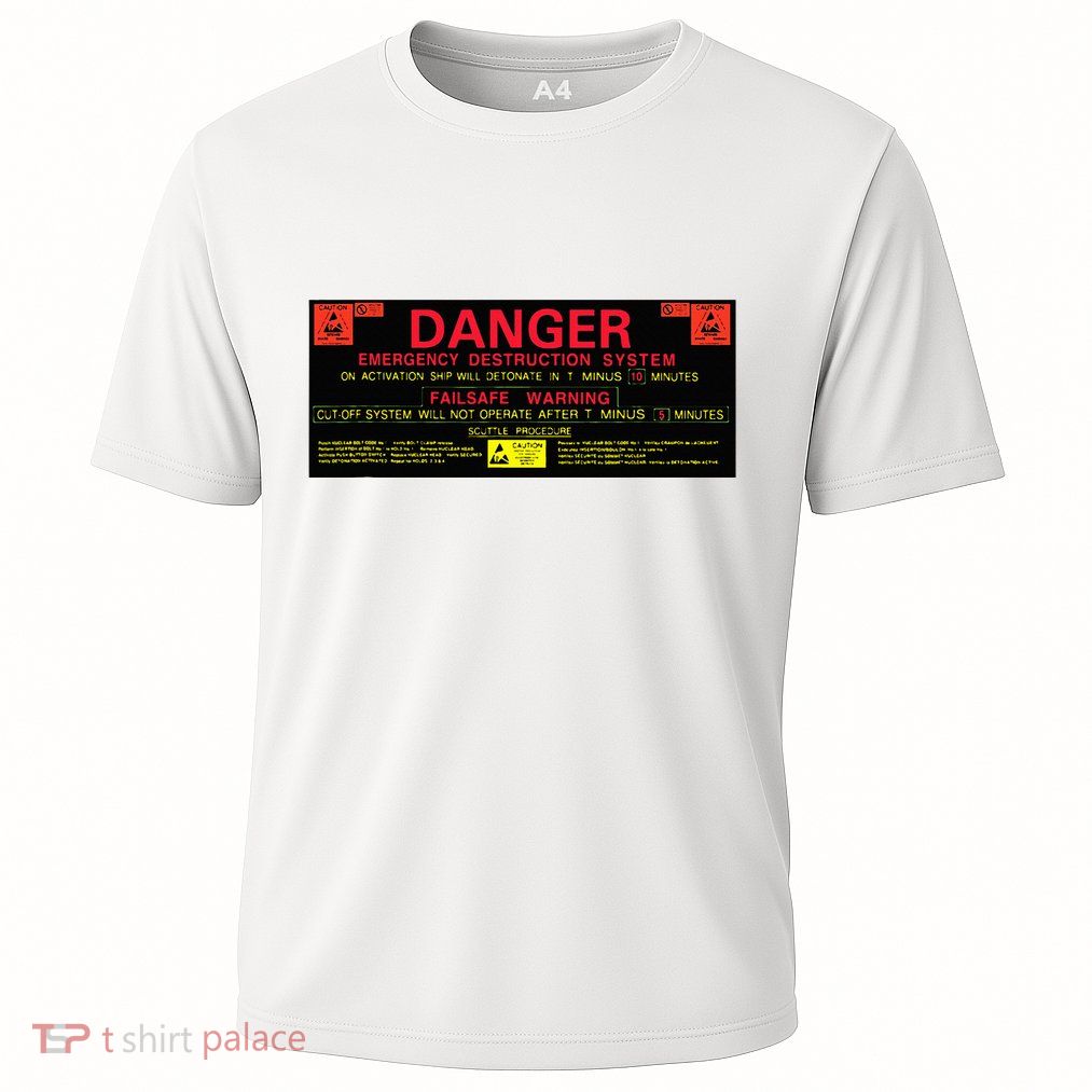 Nostromo Emergency Self Destruct Console Performance Shirt