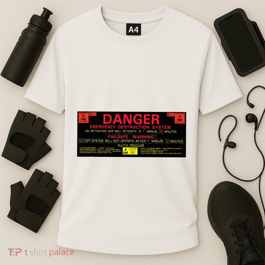 Nostromo Emergency Self Destruct Console Performance Shirt