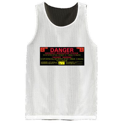 Nostromo Emergency Self Destruct Console Mesh Reversible Basketball Jersey Tank