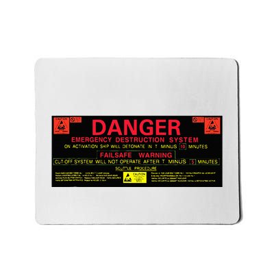 Nostromo Emergency Self Destruct Console Mousepad