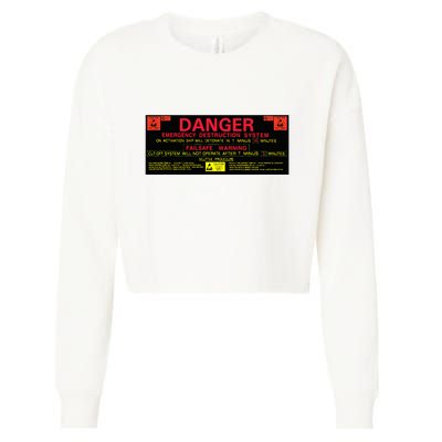 Nostromo Emergency Self Destruct Console Cropped Pullover Crew