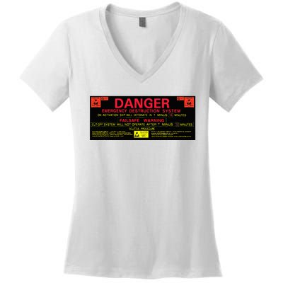 Nostromo Emergency Self Destruct Console Women's V-Neck T-Shirt